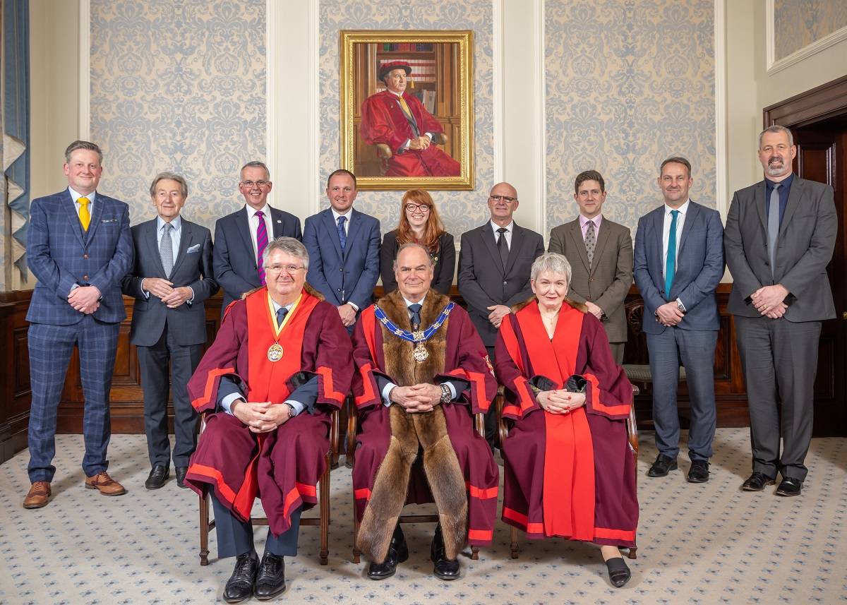 Nine freemen at Common Hall The Furniture Makers' Company