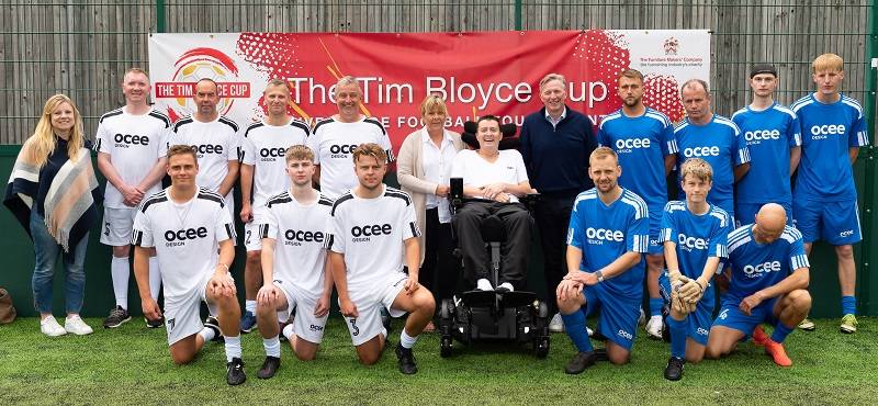 Ocee Design at the Tim Bloyce Cup five-aside football tournament